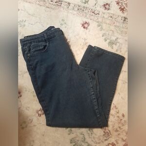 Bandolino Amy Dark Blue Straight Leg Jeans